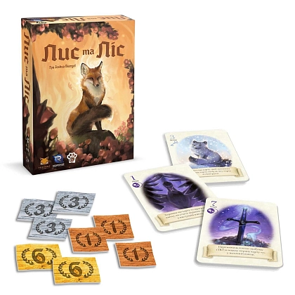 Настільна гра Лис та ліс (The Fox in the Forest), бренду Woodcat, для 2-2 гравців, час гри < 30хв. - 2 - KUBIX