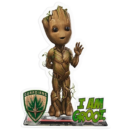 Акрилова фігурка Малюк Грут (Baby Groot. MARVEL) - KUBIX