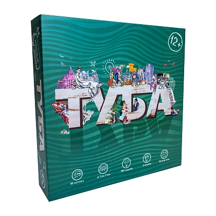 Настільна гра ТУБА (TUBA) (RU), бренду Strateg, для 4-7 гравців, час гри > 60хв. - KUBIX