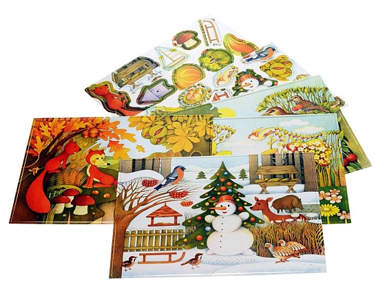 Настольная игра Четыре времени года (Four seasons of the year), бренду Granna, для 1-4 гравців, час гри < 30мин. - 3 - KUBIX