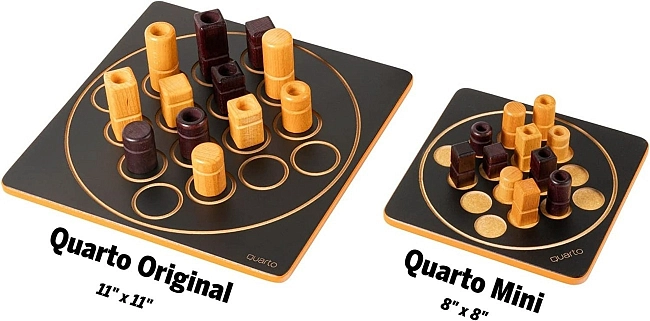 Настольная игра Кварто Мини (QUARTO MINI) (EN), бренду Gigamic, для 2-2 гравців, час гри < 30мин. - 6 - KUBIX