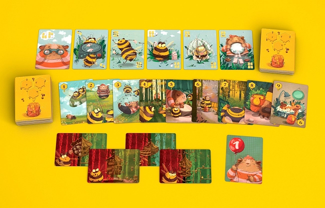 Настільна гра Медова пригода (Honey adventure), бренду Geekach Games, для 2-6 гравців, час гри < 30хв. - 12 - KUBIX