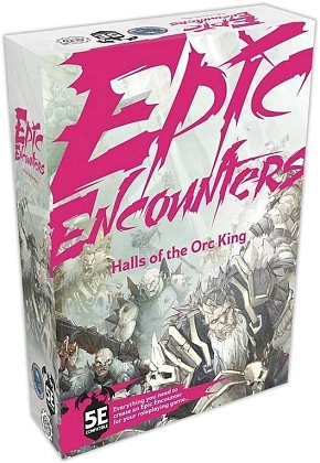 Настольная игра Эпические столкновения: Чертоги Короля Орков (Epic Encounters: Halls of the Orc King) (EN), бренду Steamforged Games Ltd. - KUBIX