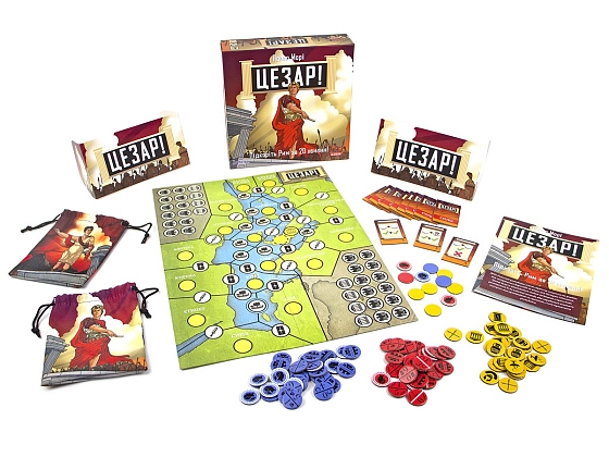 Настольная игра Цезарь! Завоюйте Рим за 20 минут (Caesar!: Seize Rome in 20 Minutes!), бренду Игромаг, для 1-2 гравців, час гри < 30мин. - 15 - KUBIX