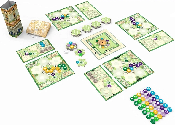 Настольная игра Азул. Сад королевы (Azul Queen's Garden), бренду Next Move Games, для 2-4 гравців, час гри < 30мин. - 5 - KUBIX