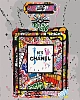 Картина по номерам Chanel №5 арт (Шанель номер 5) (40х50 см)