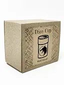 Мініатюра товару Стакан для кубиків Вовк чорний Dice Cup - 7