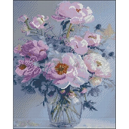 Алмазна мозаїка Ваза з квітами (40х50 см)