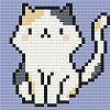 Алмазная мозаика Кот (10х10 см) Алмазная мозаика Кот (10х10 см)