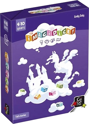 Настольная игра Генератор историй (Imagidice) (RU), бренду Gigamic, для 2-12 гравців, час гри < 30мин. - KUBIX