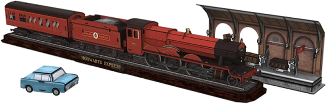 Гогвартский Экспресс Пазл 3D (Hogwarts Express Set 3D puzzle), бренду Trefl - 3 - KUBIX