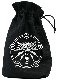 Мешок The Witcher Dice Pouch. Джералт - Школа Волка - KUBIX Мешок The Witcher Dice Pouch. Джералт - Школа Волка