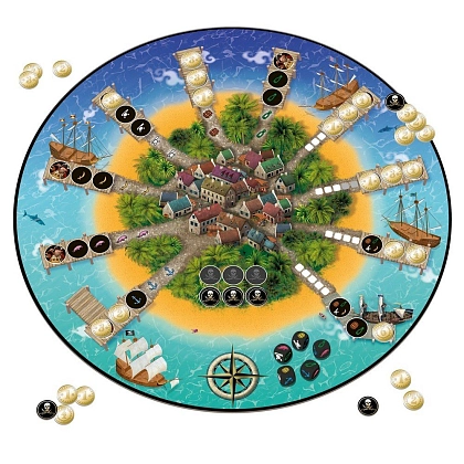 Настольная игра Золотая Армада (Gold Armada) (EN), бренду Tactic, для 2-4 гравців, час гри < 30мин. - 2 - KUBIX