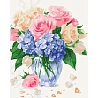 Мініатюра товару Картина по номерам Романтичні квіти (40х50 см) - 1
