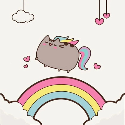 Картина по номерам Пушин на радуге (30х30 см), бренду Art Craft - KUBIX