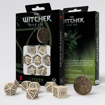 Набор кубиков The Witcher Dice Set. Leshen - Мастер Воронов - KUBIX Набор кубиков The Witcher Dice Set. Leshen - Мастер Воронов