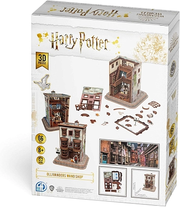 Крамниця чарівних паличок Олівандера Пазл 3D (Ollivander Wand Shop Set 3D puzzle) - 6 - KUBIX