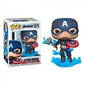 Миниатюра товара Игровая фигурка FUNKO POP! Капитан Америка с молотом Мьёльниром Marvel. Avengers Endgame #573 - 3