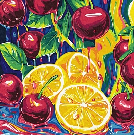 Картина по номерам Фруктовое удовольствие (40х40 см)