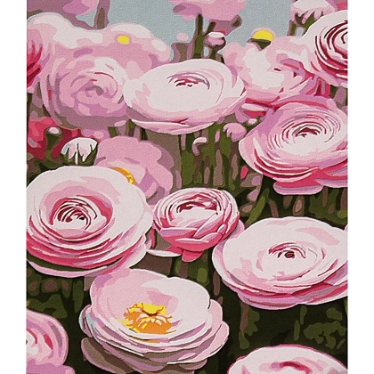 Картина по номерам Весняні квіти (30х40 см), бренду Strateg - KUBIX