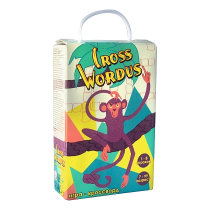 Настольная игра Кросс Вордус (Cross Wordus) (RU), бренду Strateg, для 1-8 гравців, час гри < 30мин. - KUBIX