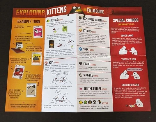Настільна гра Вибухові кошенята (Exploding Kittens) (EN), бренду Exploding Kittens, для 2-5 гравців, час гри < 30хв. - 8 - KUBIX