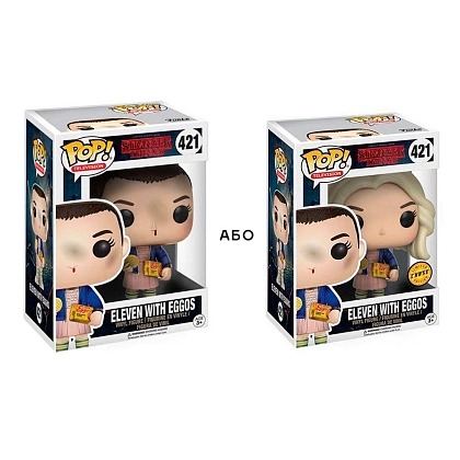 Ігрова фігурка FUNKO POP! Одинадцять (Eleven Eggos) Stranger Things: #421, бренду Funko - 2 - KUBIX