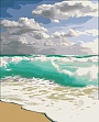 Миниатюра товара Картина по номерам Моря (50х60 см) - 1
