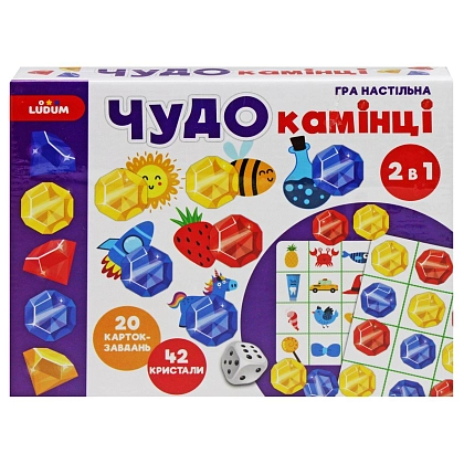 Настільна гра Чудо камінці, бренду Ludum (Magdum), для 2-4 гравців - KUBIX