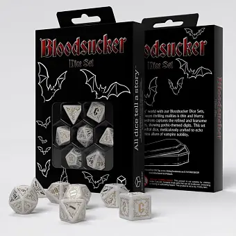 Набор кубиков Bloodsucker Immortal Dice Set (7) - KUBIX Набор кубиков Bloodsucker Immortal Dice Set (7)