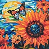 Алмазная мозаика Промень солнца не полная выкладка (30х30 см)
