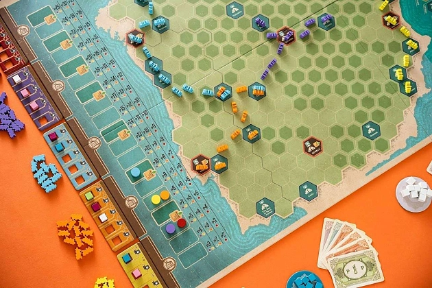 Настольная игра Iberian Gauge (Иберийская колея) (EN), бренду Capstone Games, для 3-5 гравців, час гри < 60мин. - 8 - KUBIX