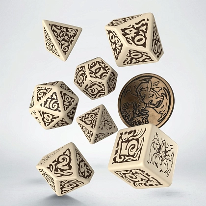 Набор кубиков The Witcher Dice Set. Leshen - Мастер Воронов - KUBIX