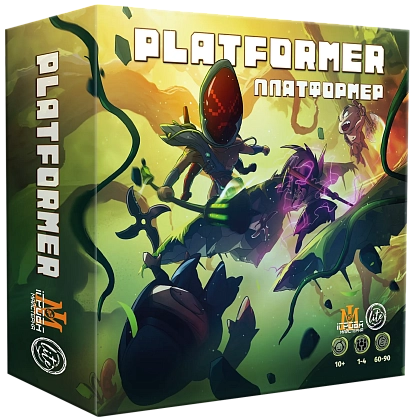 Настольная игра Платформер (Platformer), бренду Игровая Мастерская, для 1-4 гравців, час гри < 60мин. - KUBIX