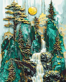 Картина за номерами Лісовий пейзаж (40х50 см)