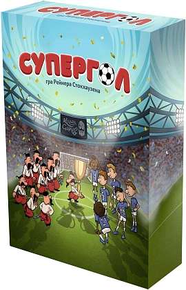 Настольная игра СуперГол (Crazy Kick), бренду KOZAK Games, для 2-8 гравців, час гри < 30мин. - KUBIX