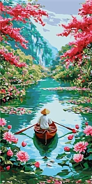 Картина по номерам Спокойствия Востока (40х80 см)