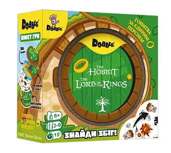 Настольная игра Доббль. Обладатель Колец и Гобит (Dobble: The Lord of the Rings & Hobbit)