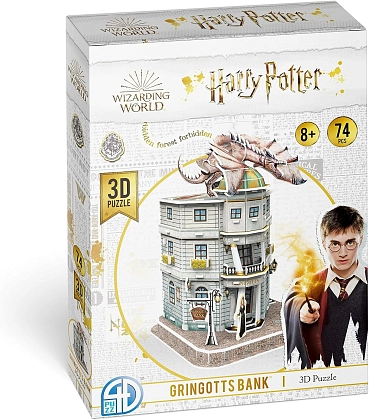 Банк Гринготтс Пазл 3D (Gringotts Bank Set 3D puzzle), бренду Trefl - KUBIX