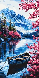 Картина по номерам Магия альпийского утра (40х80 см)