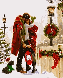 Картина по номерам Різдво з любовʼю (50х60 см)