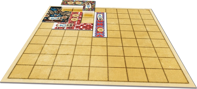 Настольная игра Печворк. Украинский фольклор (Patchwork), бренду Lord of Boards, для 2-2 гравців, час гри < 30мин. - 3 - KUBIX