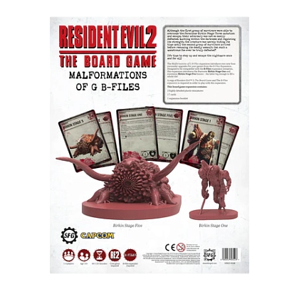 Настільна гра Оселя Зла 2. Розширення Malformations of G B-Files (Resident Evil 2: The Board Game. Malformations of G B-Files Expansion) (EN), бренду Steamforged Games Ltd., для 1-4 гравців, час гри > 60хв. - 2 - KUBIX