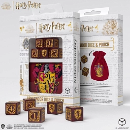 Набір кубиків з мішечком Harry Potter. Gryffindor Dice & Pouch