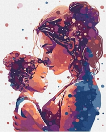 Картина по номерам Тёплые объятия мамы (40х50 см)