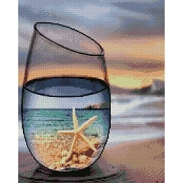 Алмазна мозаїка Морська зірочка (40х50 см)