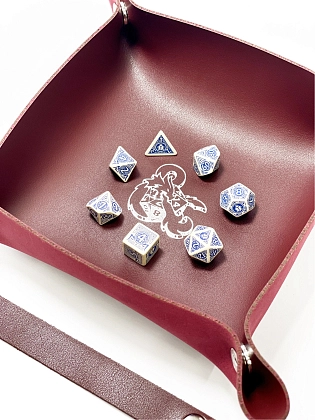 Лоток для кубиков Дракон бургундий Dice Tray, бренду Планета Игр - 9 - KUBIX