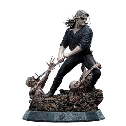 Статуетка Геральта. Відьмак (WITCHER Geralt the White Wolf Limited Edition) - 2 - KUBIX