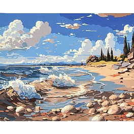 Картина по номерам Морський краєвид (40х50 см)