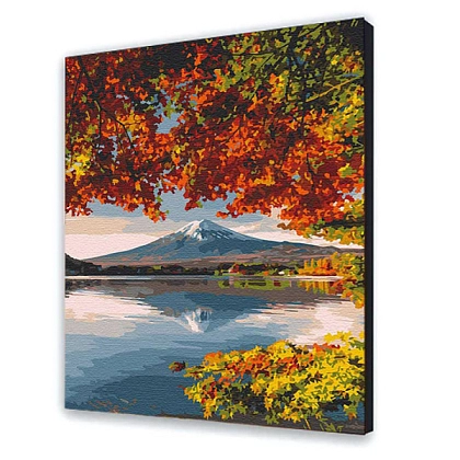 Картина по номерам Фудзияма осенью (40x50 см), бренду Art Craft - KUBIX